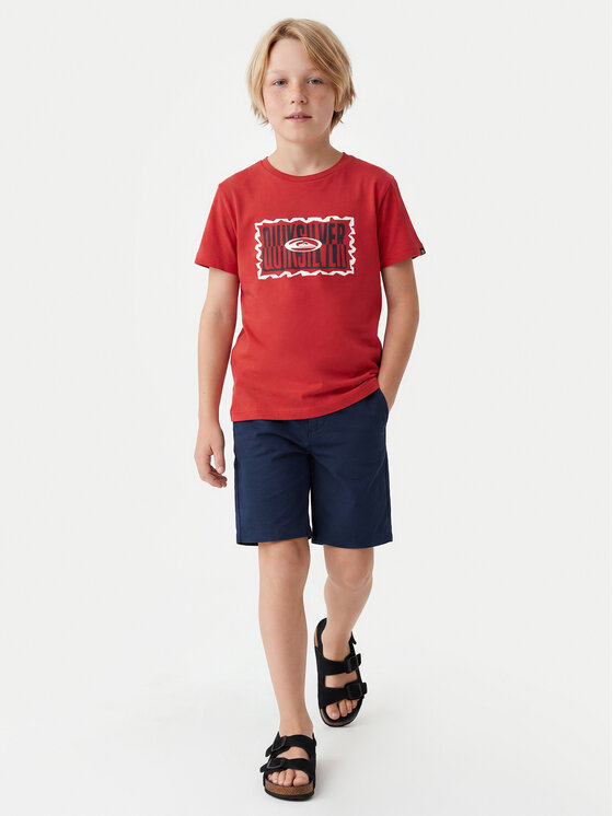 Quiksilver Quiksilver Футболка Ev Gotam Foam EQKZT03568 Червоний Regular Fit