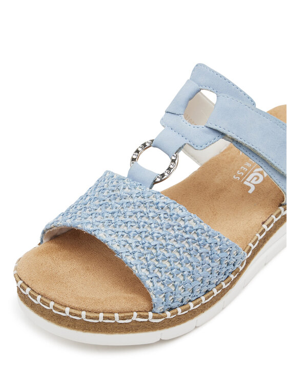 Rieker Nazouváky Rieker V1243-10 Modrá