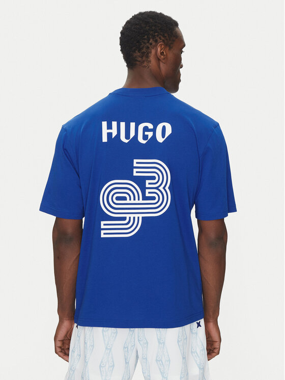 HUGO HUGO Футболка Nebulop 50541252 Голубий Regular Fit