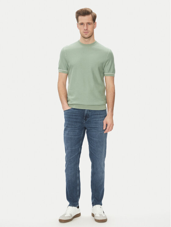 BOSS BOSS Футболка Jianfranco 50537642 Зелений Regular Fit