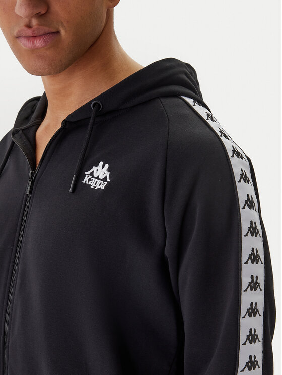 Kappa Kappa Sudadera Banda Zamin 3 331U3ZW Negro Regular Fit