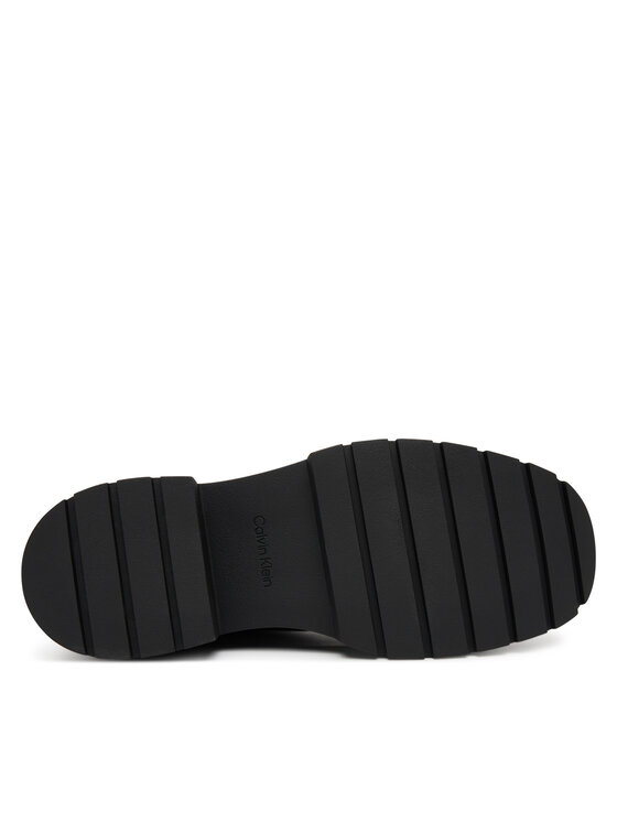 Calvin Klein Jeans Gležnjarji Chelsea Calvin Klein Jeans Combat Mid Chelsea Boot Hw Lth YW0YW01869 Črna