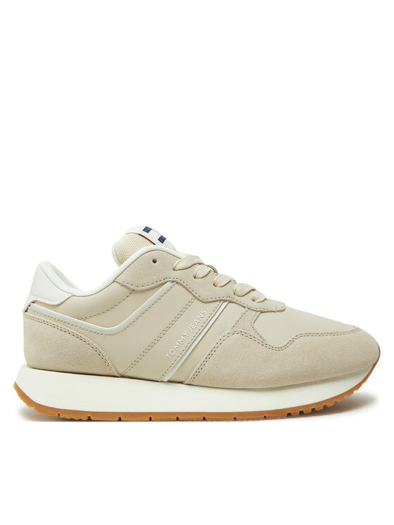 Tommy Jeans Snīkeri Tommy Jeans Tjw Eva Retro Runner EN0EN02771 Bēšs