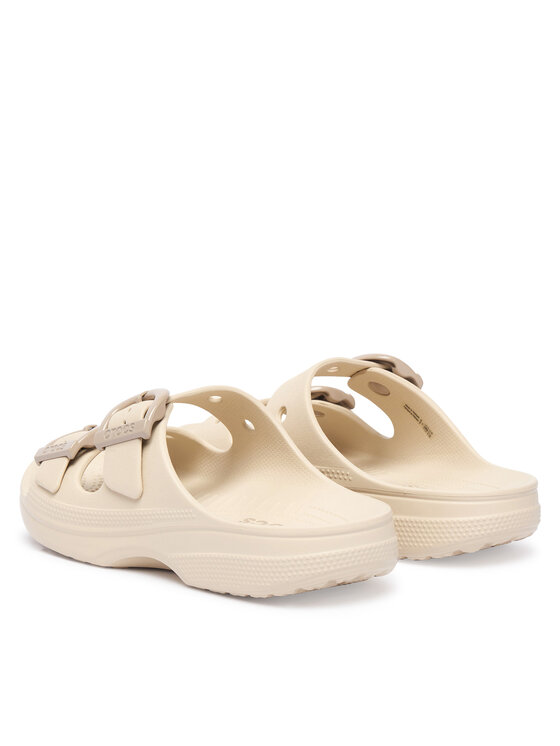 Crocs Šľapky Crocs Saturday Enamel 212867 Béžová