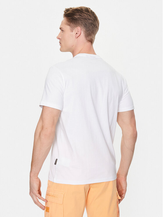 Napapijri Napapijri Футболка Salis NP0A4H8D Білий Regular Fit