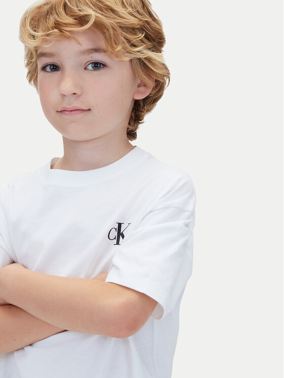Calvin Klein Jeans Calvin Klein Jeans Conjunto de camisetas Monogram LVCKTJI19B De color Slim Fit