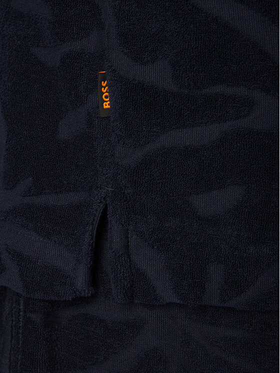BOSS BOSS Polo Flower 50559204 Azul marino Regular Fit