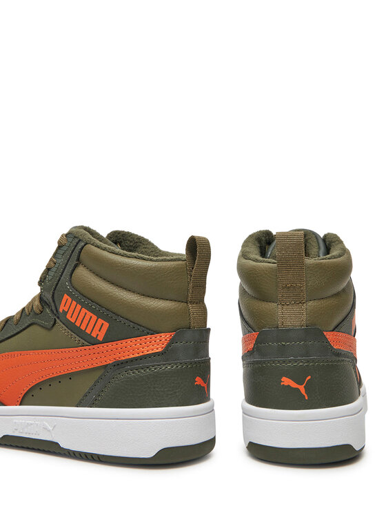 Puma Снікерcи Puma Rebound V6 Mid Wtr Jr 394685 05 Хакі