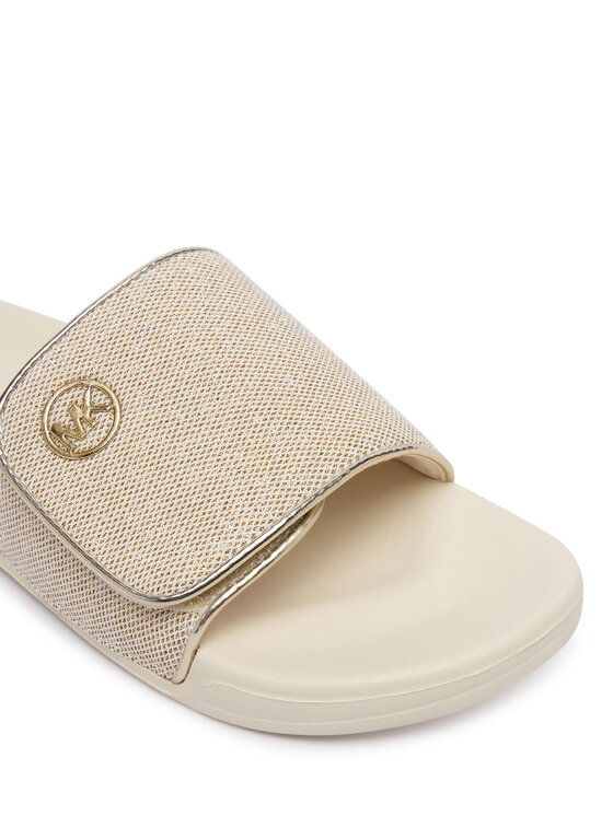 MICHAEL Michael Kors Шльопанці MICHAEL Michael Kors Jett Darby MK04190732 Золотий