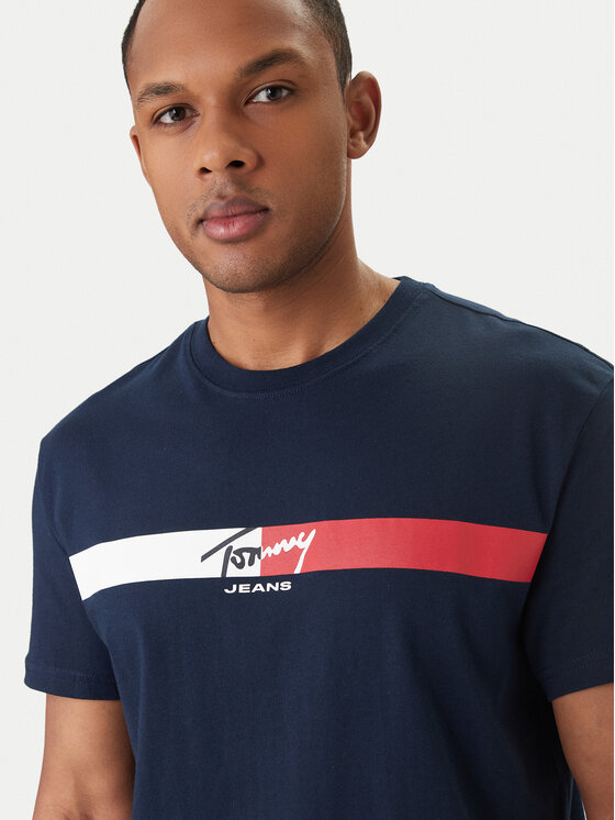 Tommy Jeans Tommy Jeans Camiseta DM0DM22539 Azul marino Regular Fit