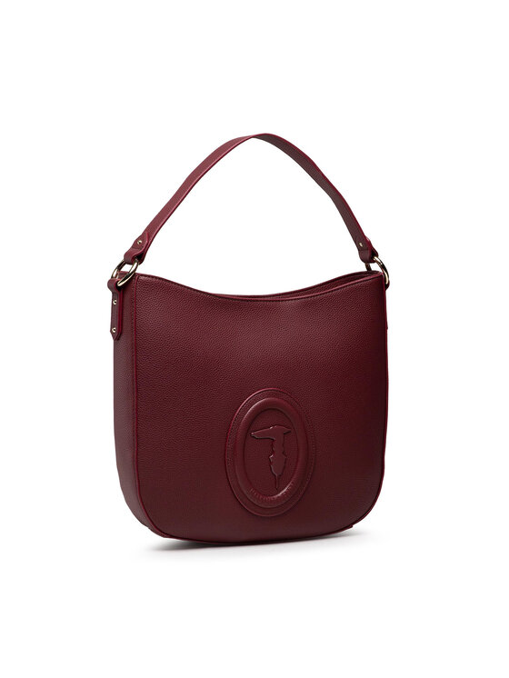 Trussardi Kabelka Trussardi Lisbona Hobo Md 75B00962 Bordó