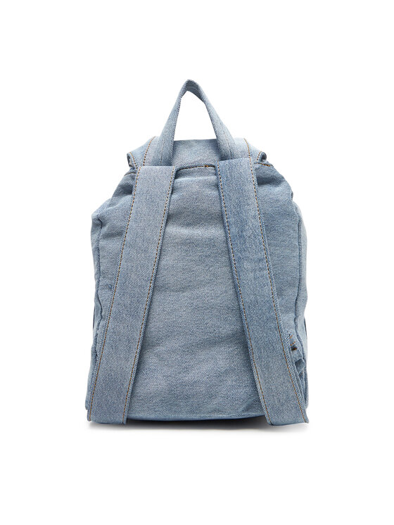 Calvin Klein Kuprinės Calvin Klein Denim Luna Mini Flap Backpack LV04F3216G Šviesiai mėlyna