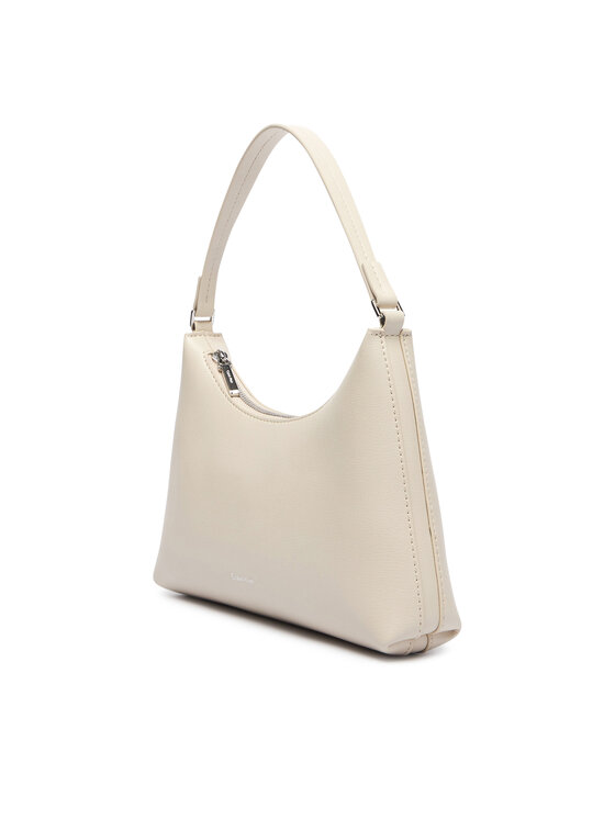 Calvin Klein Rankinė Calvin Klein Foil Logo Small Shoulder Bag LV04F3890G Kreminė
