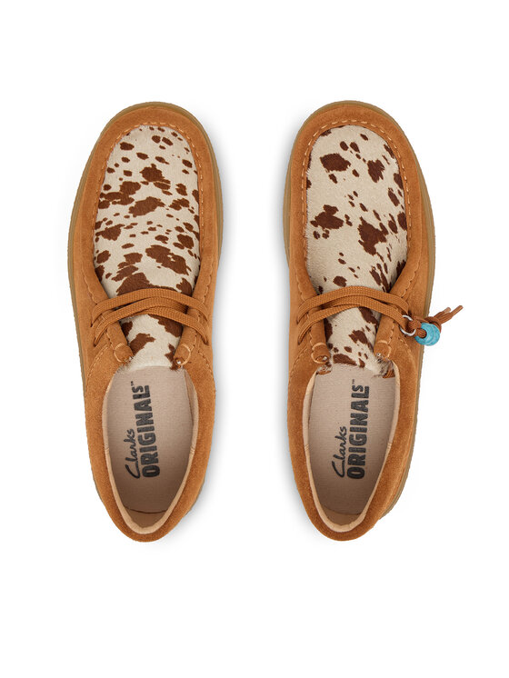 Clarks Туфлі Clarks Boxbee Walla. 26329295 Коричневий