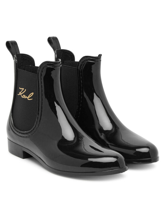 KARL LAGERFELD Kalosze KARL LAGERFELD Kalosh II KL94775 Czarny