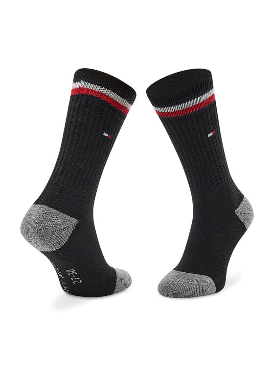 Tommy Hilfiger Duge čarape Tommy Hilfiger 100001500 Crna