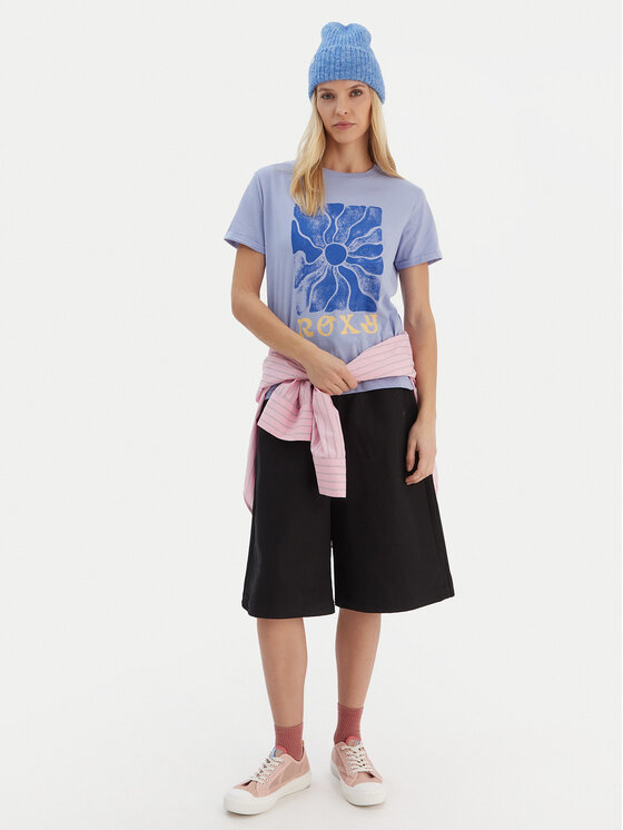 Roxy Roxy Camiseta ERJZT05911 Violeta Regular Fit