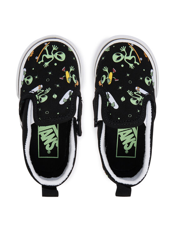 Vans Πάνινα παπούτσια Vans Slip-On V VN000D0SYJ71 Μαύρο