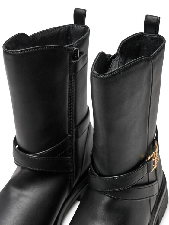 Tommy Hilfiger Polokozačky Tommy Hilfiger Boot T3A5-33574-1351 S Černá