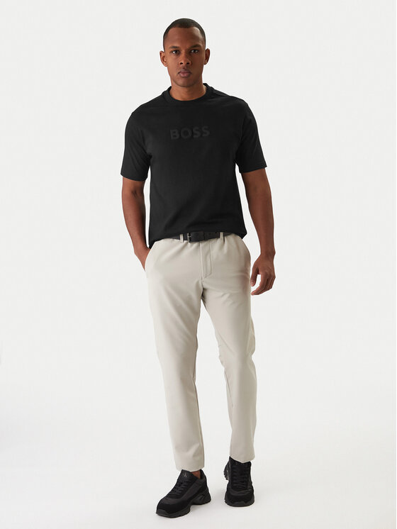 BOSS BOSS Camiseta Logo 50553652 Negro Regular Fit
