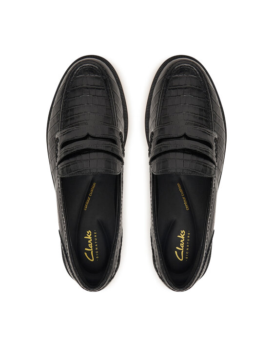 Clarks Туфлі Clarks Straven2 Penny 26320277 Чорний