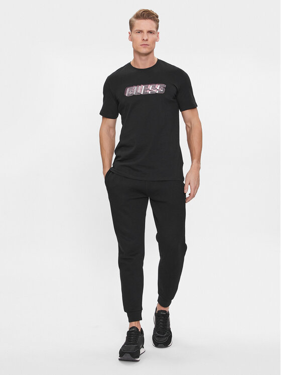 Guess Guess Majica Nikolas Z4RI10 I3Z14 Črna Regular Fit