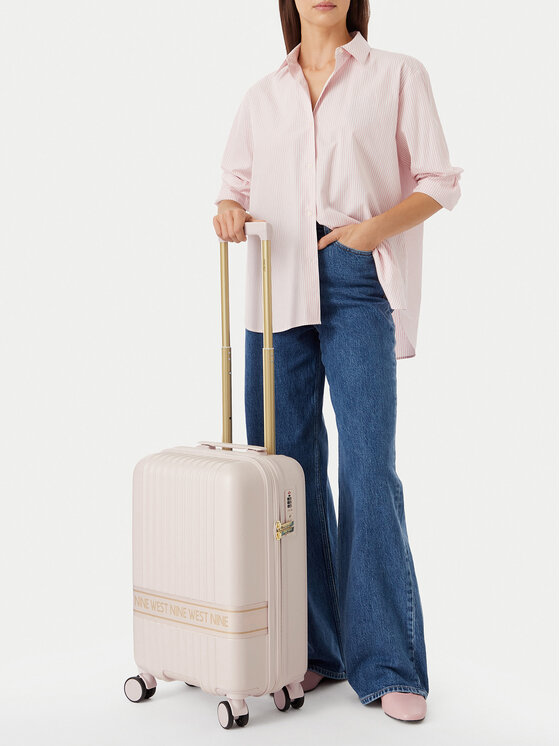 Nine West Βαλίτσα Καμπίνας Nine West CEO-NW-S-003-10 Ανοιχτό ροζ