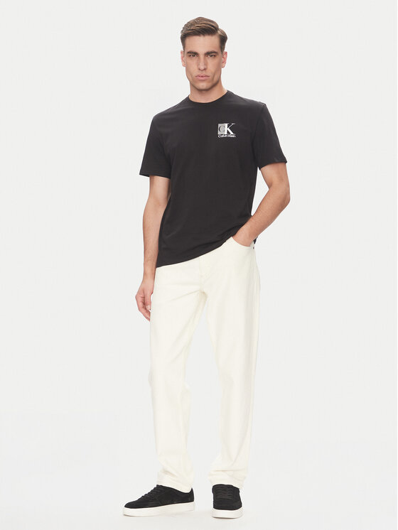 Calvin Klein Calvin Klein T-shirt Abstract Graphic LV04RC853G Nero Regular Fit