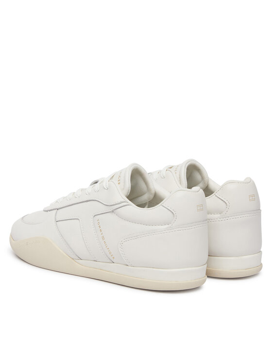 Tommy Hilfiger Sneakersy Tommy Hilfiger Th Vintage Low Runner Leather FW0FW09485 Bílá