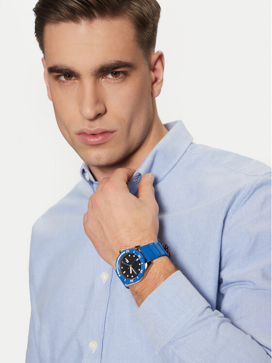 Lacoste Годинник Lacoste Finn 2011285 Голубий