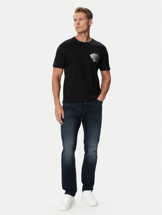 HUGO HUGO Camiseta Dahr  50568696 Negro Regular Fit