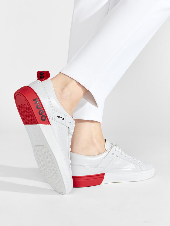 HUGO Sneakersy Hugo Mayfair 50474425 10235244 01 Biela