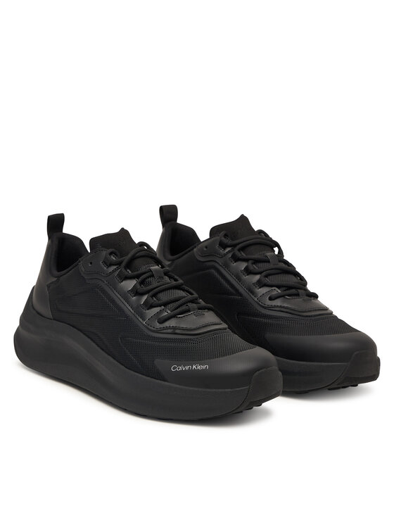 Calvin Klein Sneakersy Calvin Klein Chunky Runner Laceup HM0HM02224 Czarny