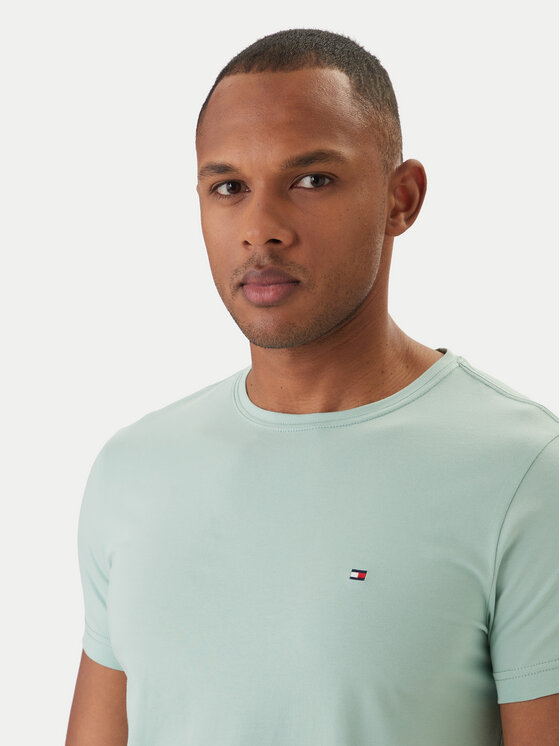 Tommy Hilfiger Tommy Hilfiger Camiseta MW0MW10800 Verde Slim Fit
