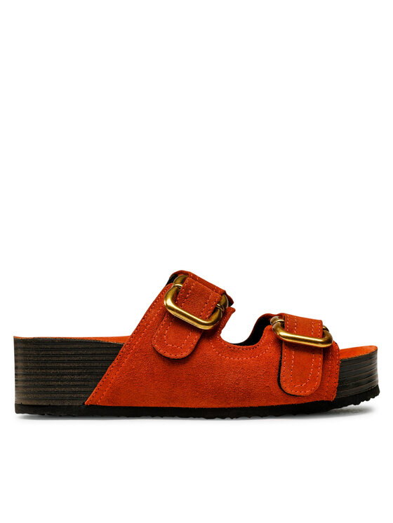 GINO ROSSI Šľapky Gino Rossi 22SS04 Oranžová