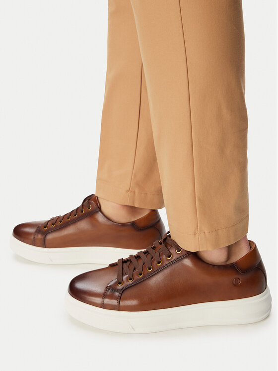 Clarks Снікерcи Clarks Goswell Tie 26186561 Коричневий