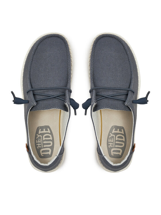 Hey Dude Polobotky Hey Dude Wendy Chambray 40058-4MQ Tmavomodrá