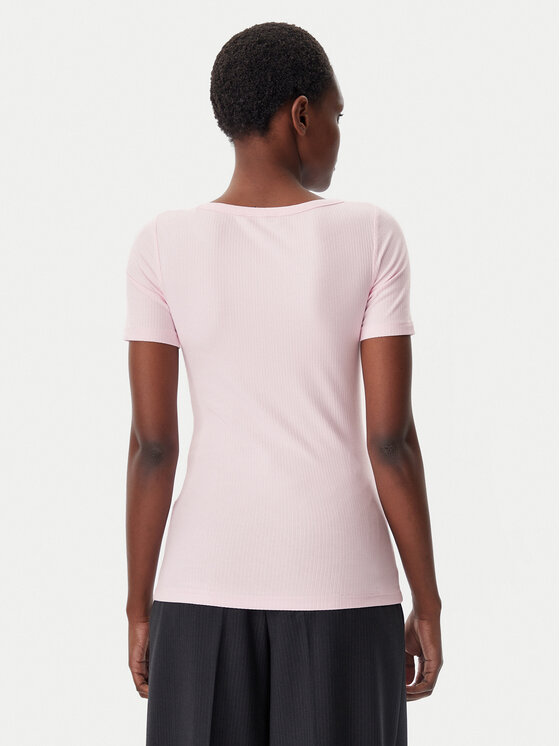 Tommy Hilfiger Tommy Hilfiger Camiseta WW0WW37866 Rosa Slim Fit