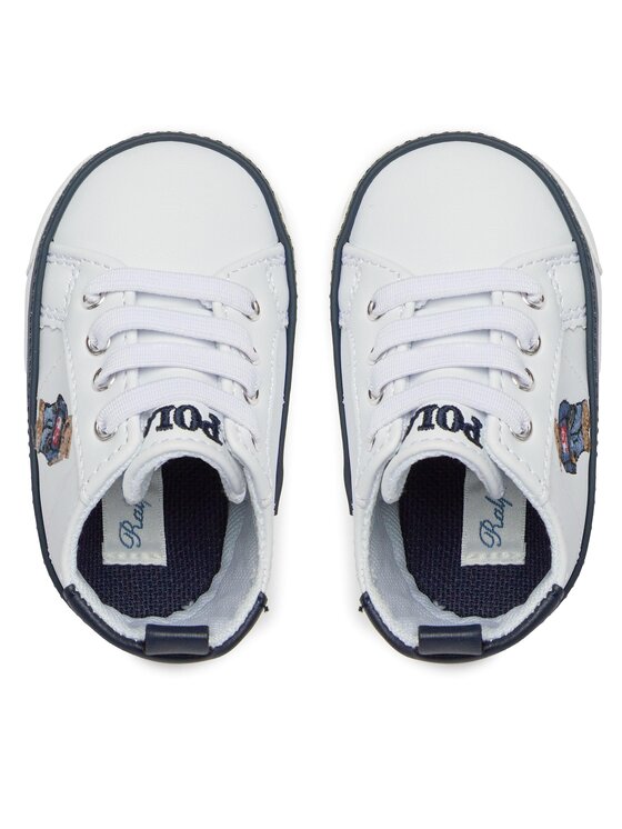 Polo Ralph Lauren Sneakersy Polo Ralph Lauren RL100690 Biela