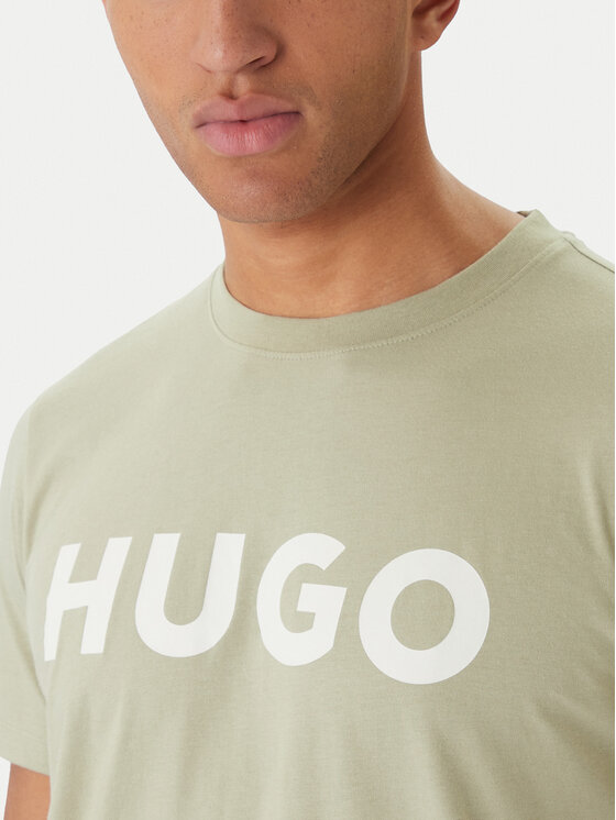 HUGO HUGO Póló Dulivio 50467556 Zöld Regular Fit
