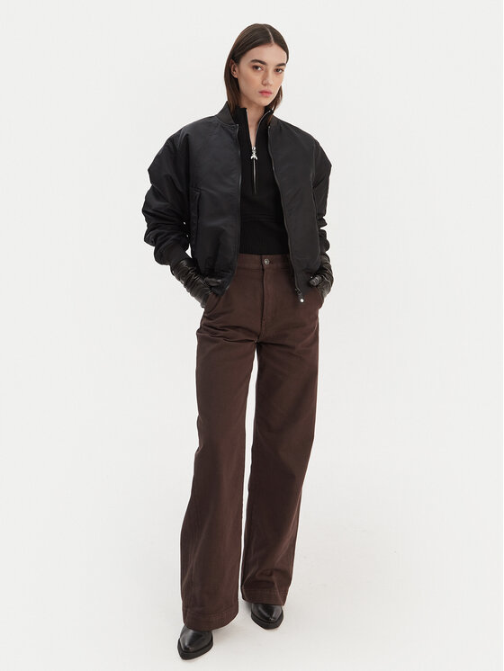 G-STAR G-Star Raw Штани з тканини Deck 2.0 D26432-E078 Коричневий Wide Leg