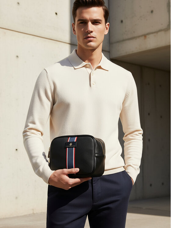 Beverly Hills Polo Club Косметичка Beverly Hills Polo Club CEO-BHPC-W1-009-AW25 Чорний