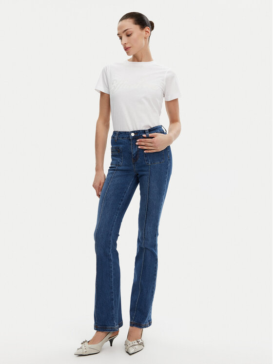 Silvian Heach Silvian Heach Футболка GPP25110TS Білий Regular Fit