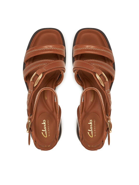 Clarks Sandály Clarks Morwyn Strap 26181244 Hnědá