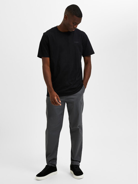 Selected Homme Selected Homme Majica Aspen 16087858 Črna Regular Fit