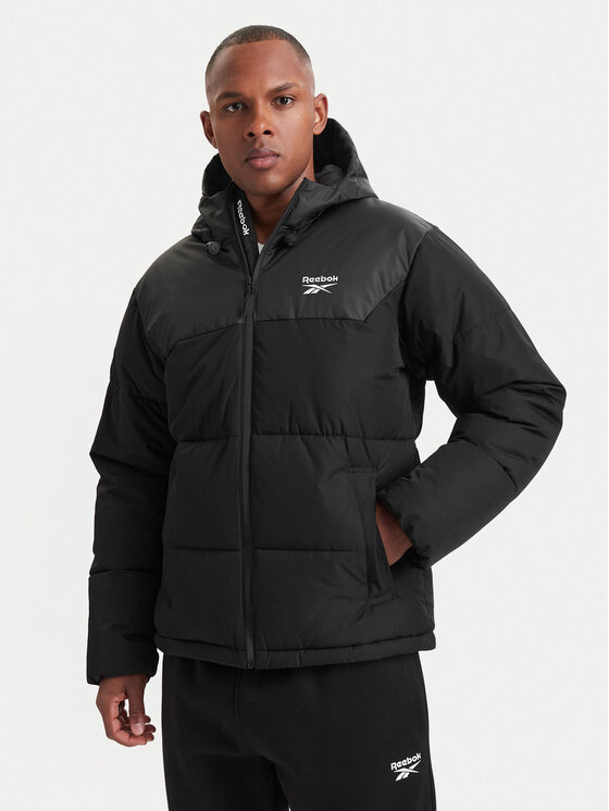 Reebok Reebok Зимова куртка RCC00084 Чорний Regular Fit