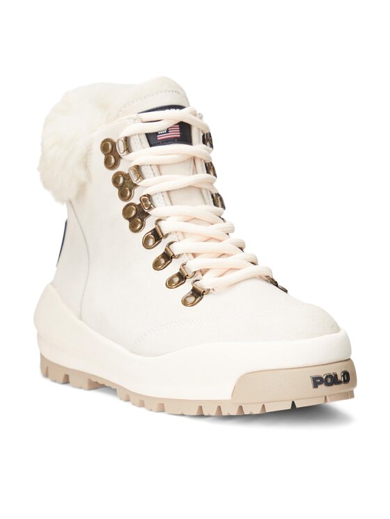 Polo Ralph Lauren Šnurovacia obuv Polo Ralph Lauren 804917245001 Écru