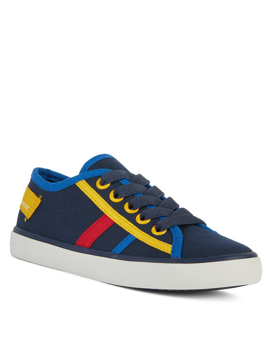Geox Snīkeri Geox J Gisli Boy J455CA 00010 C4226 D Tumši zils