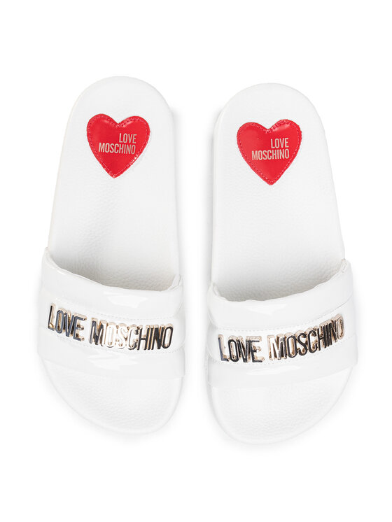 LOVE MOSCHINO Παντόφλες LOVE MOSCHINO JA28022G1AID0100 Λευκό