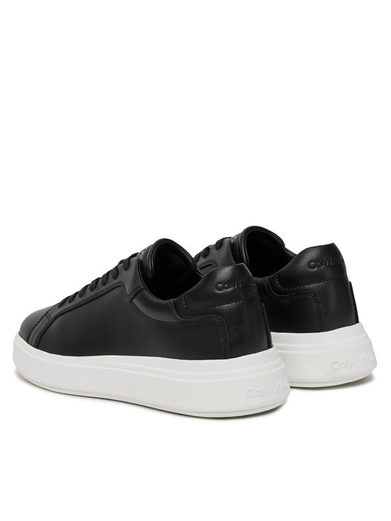 Calvin Klein Sneakers Calvin Klein Low Top Lace Up Lth HM0HM01016 Negru